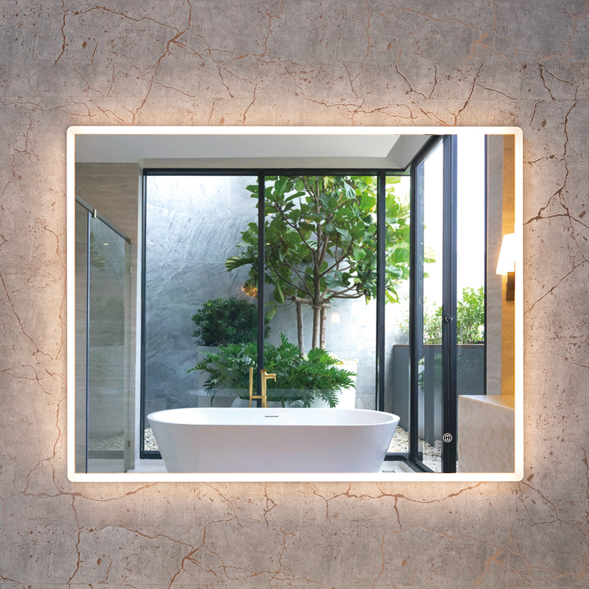 HALO 9070 Rectangular LED Mirror