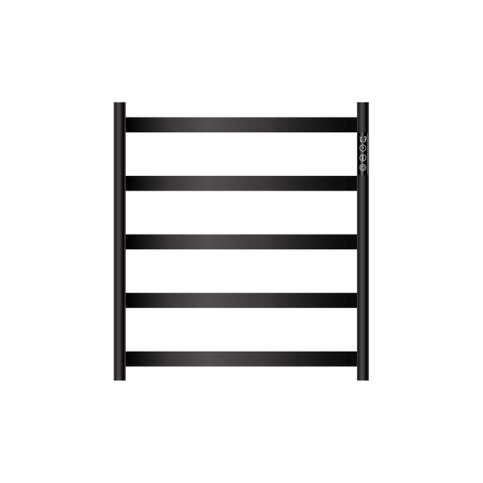 5550 Smart Heated Towel  Rail 5 Bar Matte Black